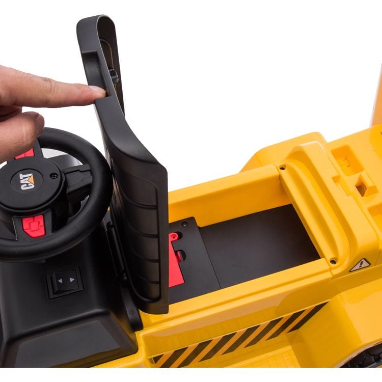 Freddo - 6V CAT Dump Truck 1-Seater Ride On Toy - Outdoor