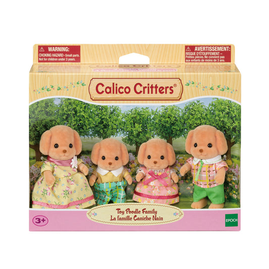 Calico Critters - Calico Critters Toy Poodle Family Collectible Doll Figures - Collectibles