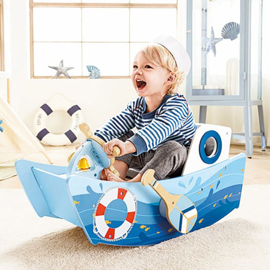 Hape - Captains Rocking Boat - Infants
