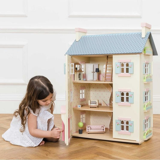 Le Toy Van - Cherry Tree Hall Wooden Dollhouse - Preschool