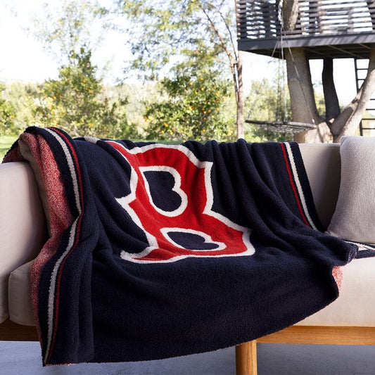 Barefoot Dreams - CozyChic Boston Red Sox Throw Blanket - Trend Accessories