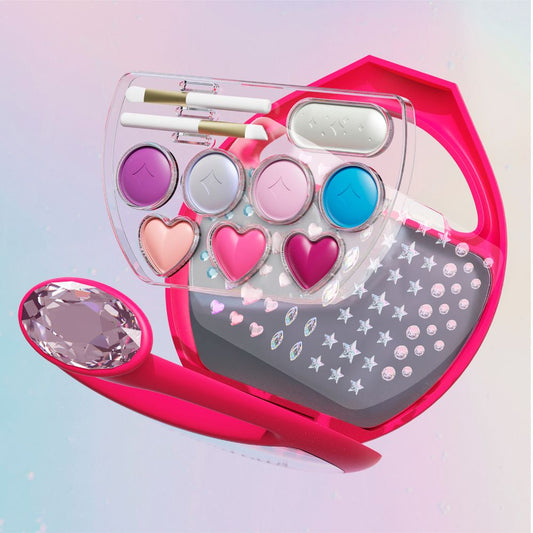 FAO Schwarz - Eye & Lip Compact 7-Piece Set - Fashion Activity and Roleplay