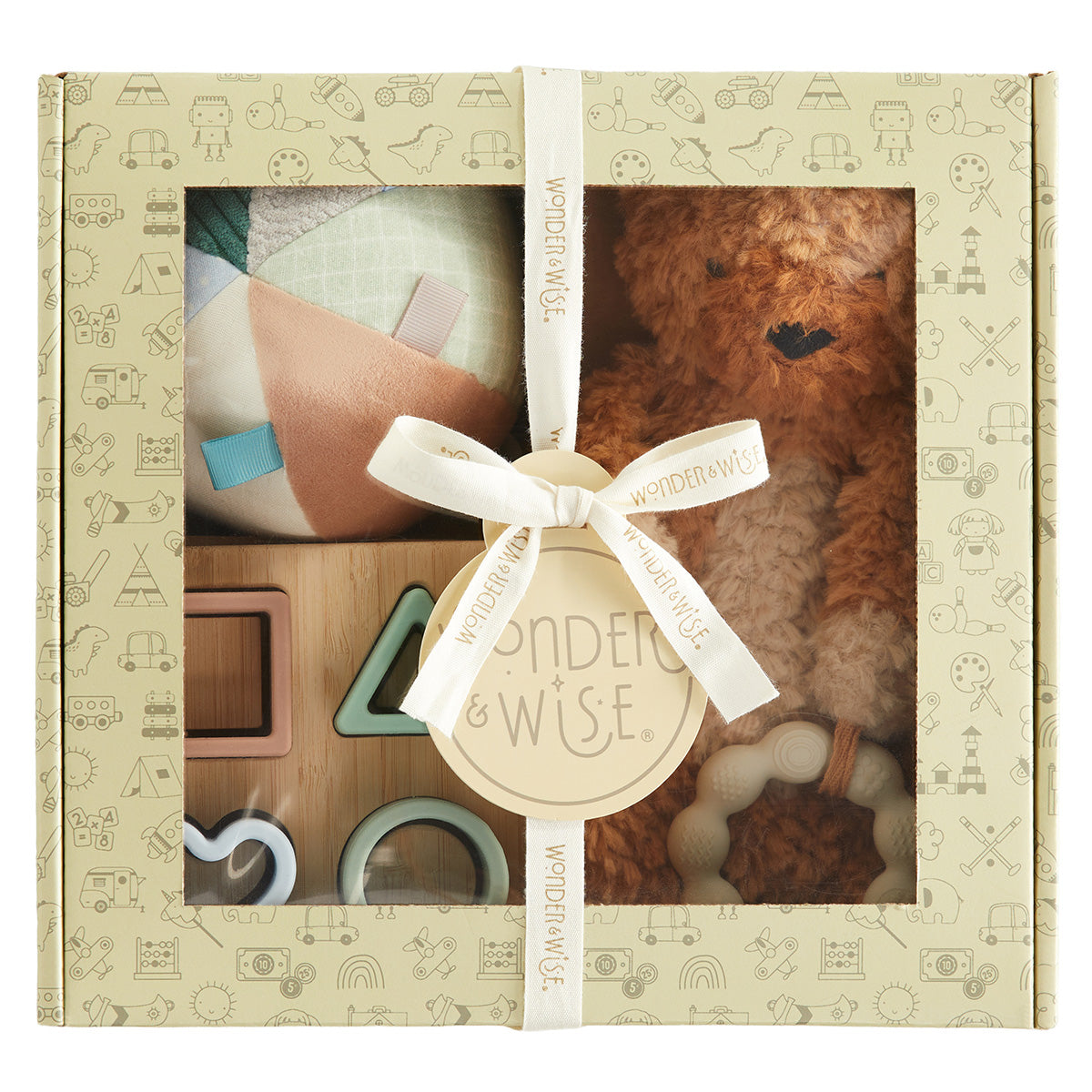 Wonder & Wise - Hello Baby 6-9 Month Gift Set - Infants