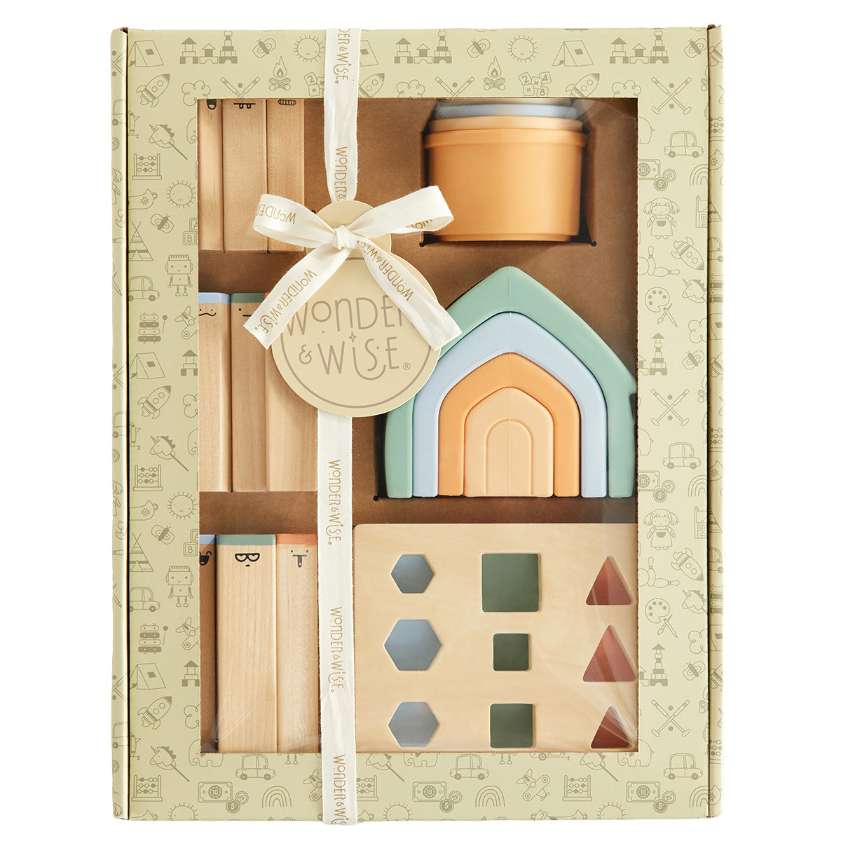 Wonder & Wise - Hello Baby 9-12 Month Gift Set - Infants