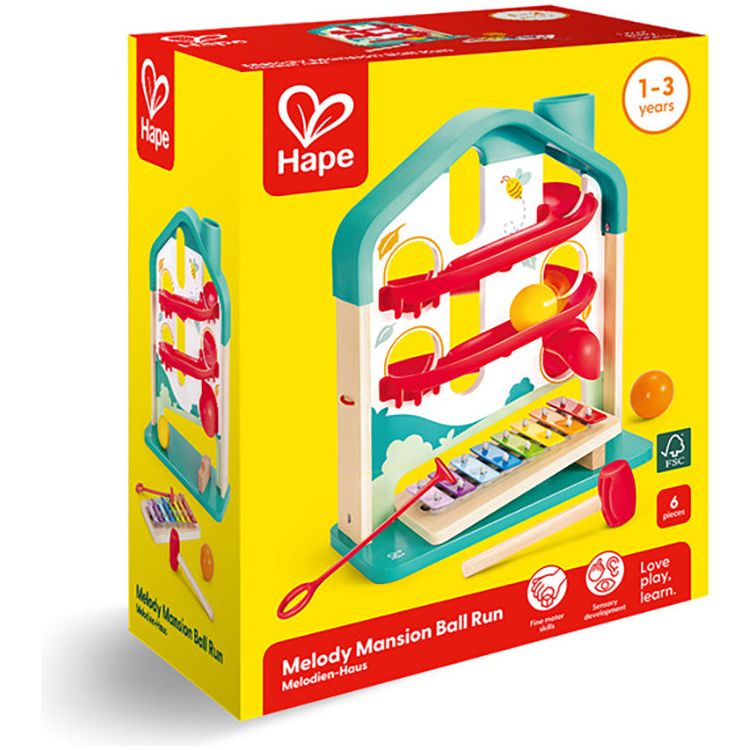 Hape - Melody Mansion Ball Run - Infants