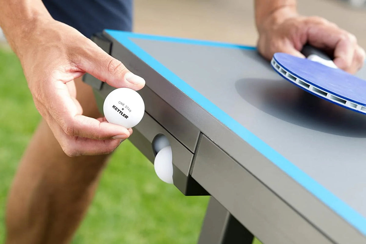 KETTLER® - Outdoor 6 Table Tennis 4-Player Bundle - Games