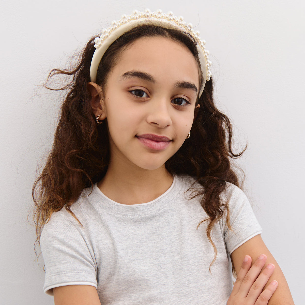 Minibar by BaubleBar - Pearl Headband - White - Trend Accessories