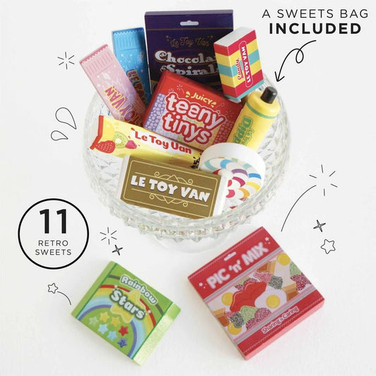 Le Toy Van - Retro Sweets and Candy Roleplay Set - Preschool