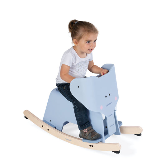 Janod - Rocking Elephant with Removable Support - Infants