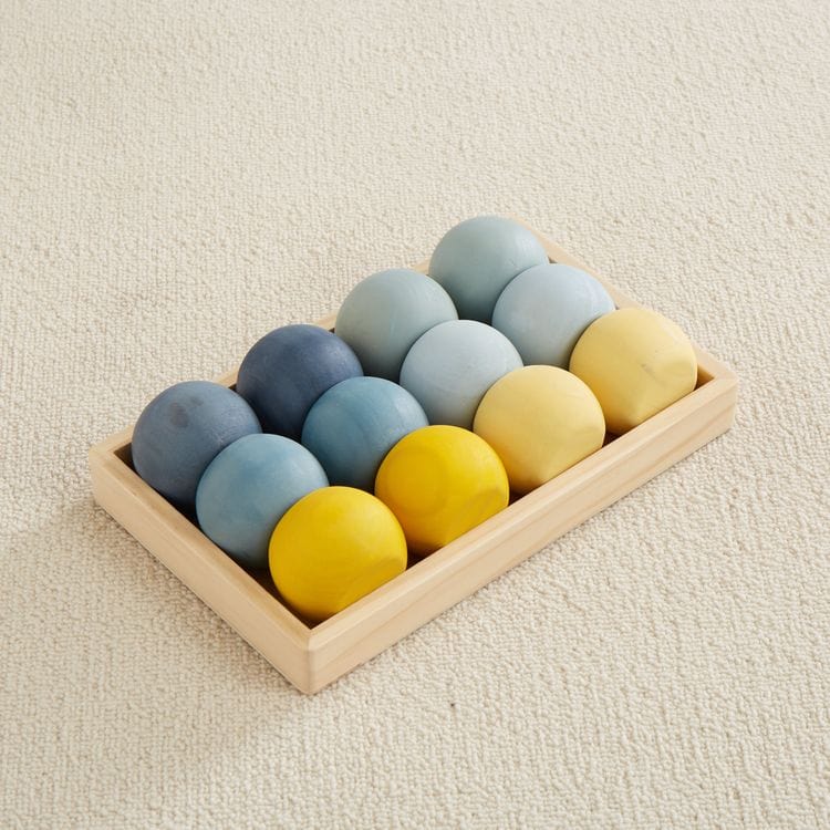 Wonder & Wise - Simply Spheres Wooden Toy - Infants