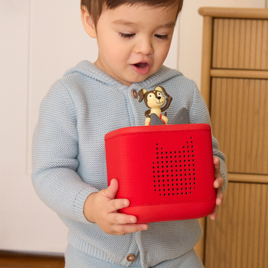 Tonies - Tonies Playtime Puppy Toniebox 2 Starter Set - Sunset Red - Electronics