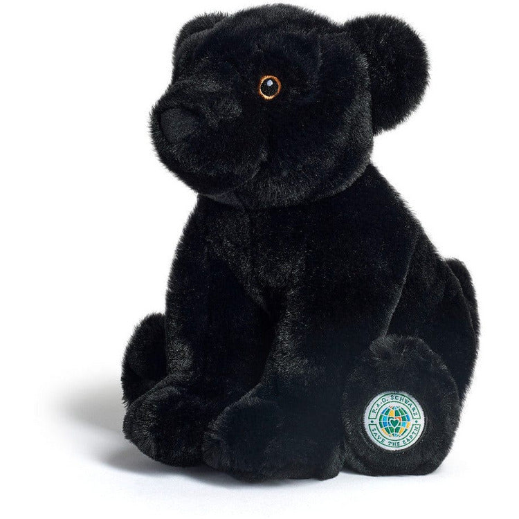 FAO Schwarz - 10" Planet Love Recycled Bottle Toy Plush Black Panther - Plush