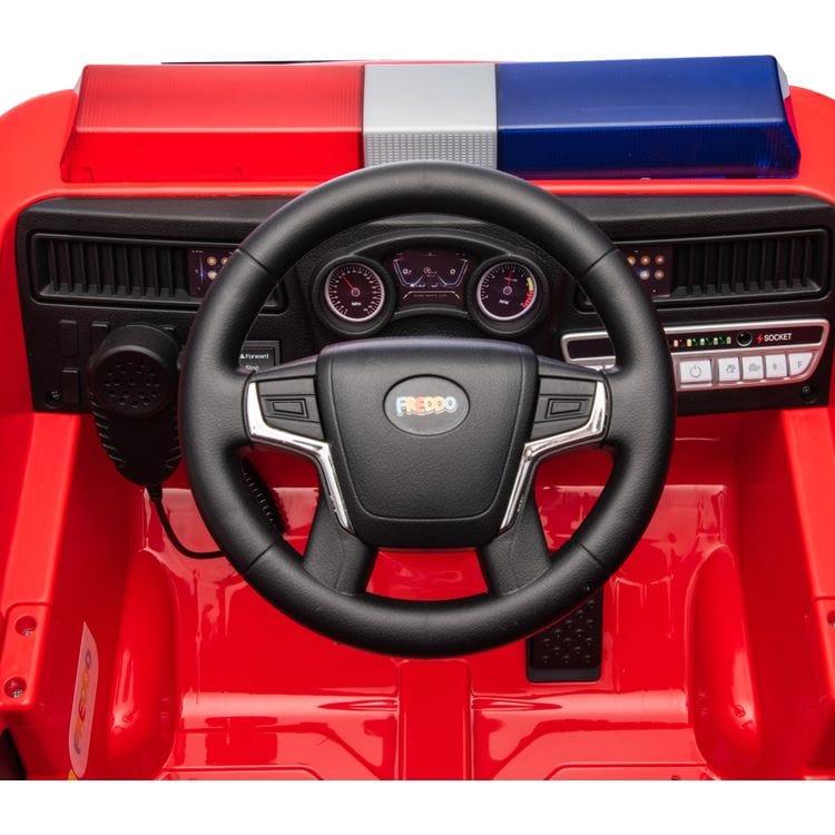 Freddo - 12V Freddo Firetruck 1-Seater Ride On - Outdoor