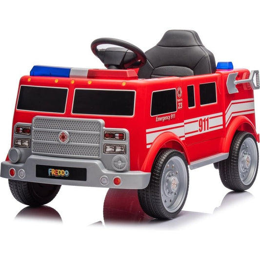 Freddo - 12V Freddo Firetruck 1-Seater Ride On - Outdoor