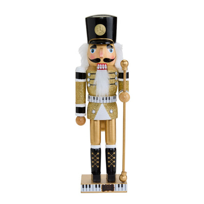 FAO Schwarz - 14" FAO Piano Base Nutcracker - Holiday