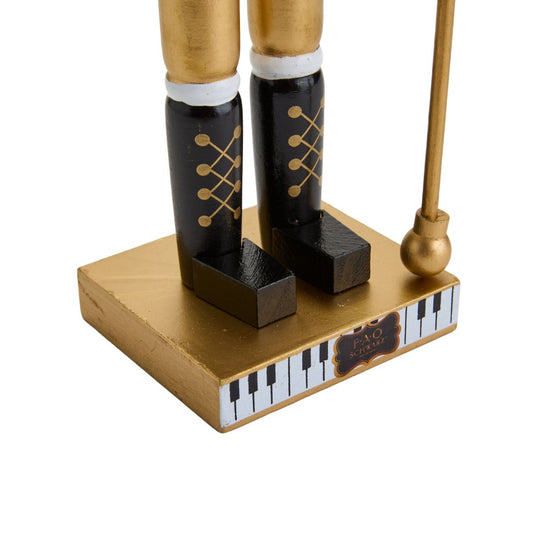 FAO Schwarz - 14" FAO Piano Base Nutcracker - Holiday