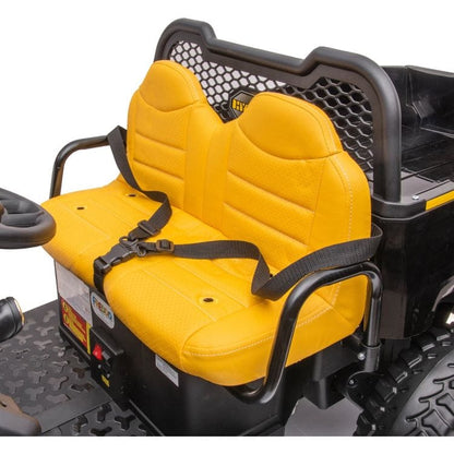 Freddo - 24V 4x4 Freddo Toys Tractor Trailer 2 Seater Ride on - Black - Outdoor