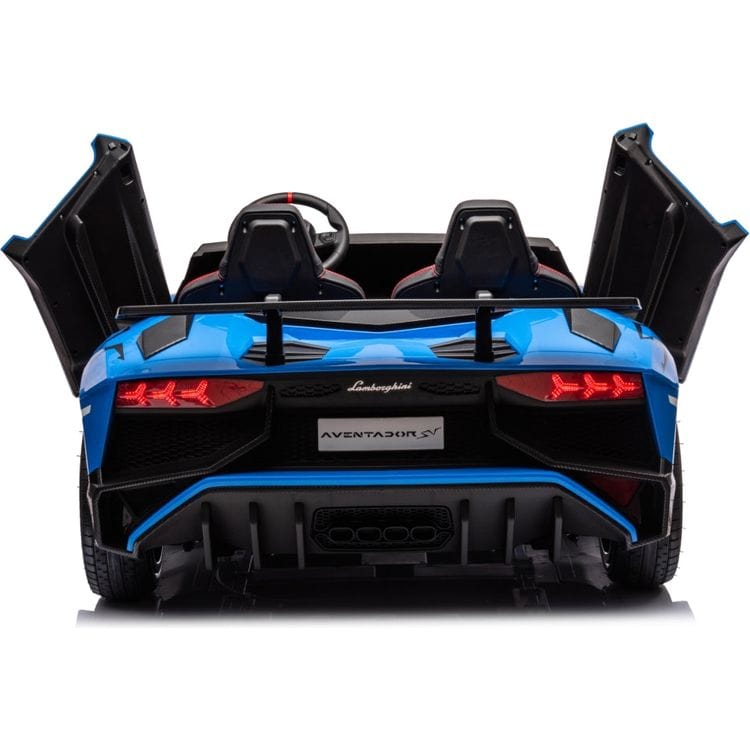 Freddo - 24V Lamborghini Aventador 2 Seater Ride on Car - Blue - Outdoor