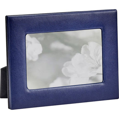 Graphic Image - 4" x 6" Leather Studio Frame - Navy Blue - Trend Accessories