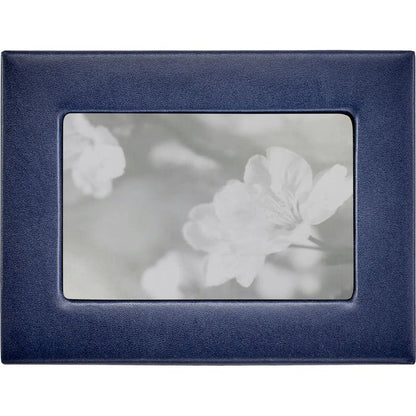 Graphic Image - 4" x 6" Leather Studio Frame - Navy Blue - Trend Accessories