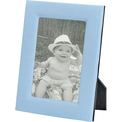 Graphic Image - 5" x 7" Leather Studio Frame - Light Blue - Trend Accessories