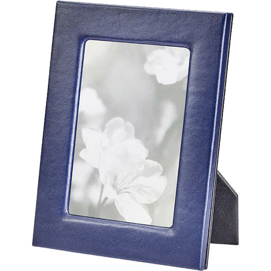 Graphic Image - 5" x 7" Leather Studio Frame - Navy Blue - Trend Accessories