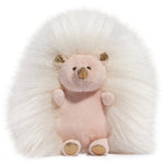FAO Schwarz - 6" Sparklers Toy Plush Hedgehog - White Gold - Plush