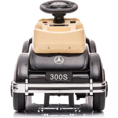 Freddo - 6V Mercedes Benz 300S 1-Seater Mini Ride On Car - Black - Outdoor