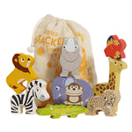 Le Toy Van - Africa Stacking Animals & Bag - 10 Piece - Infants