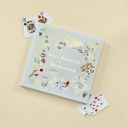 Graphic Image - "Alice's Adventures in Wonderland" Book in Ice Bonded Leather - Books