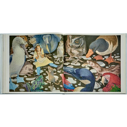 Graphic Image - "Alice's Adventures in Wonderland" Book in Ice Bonded Leather - Books