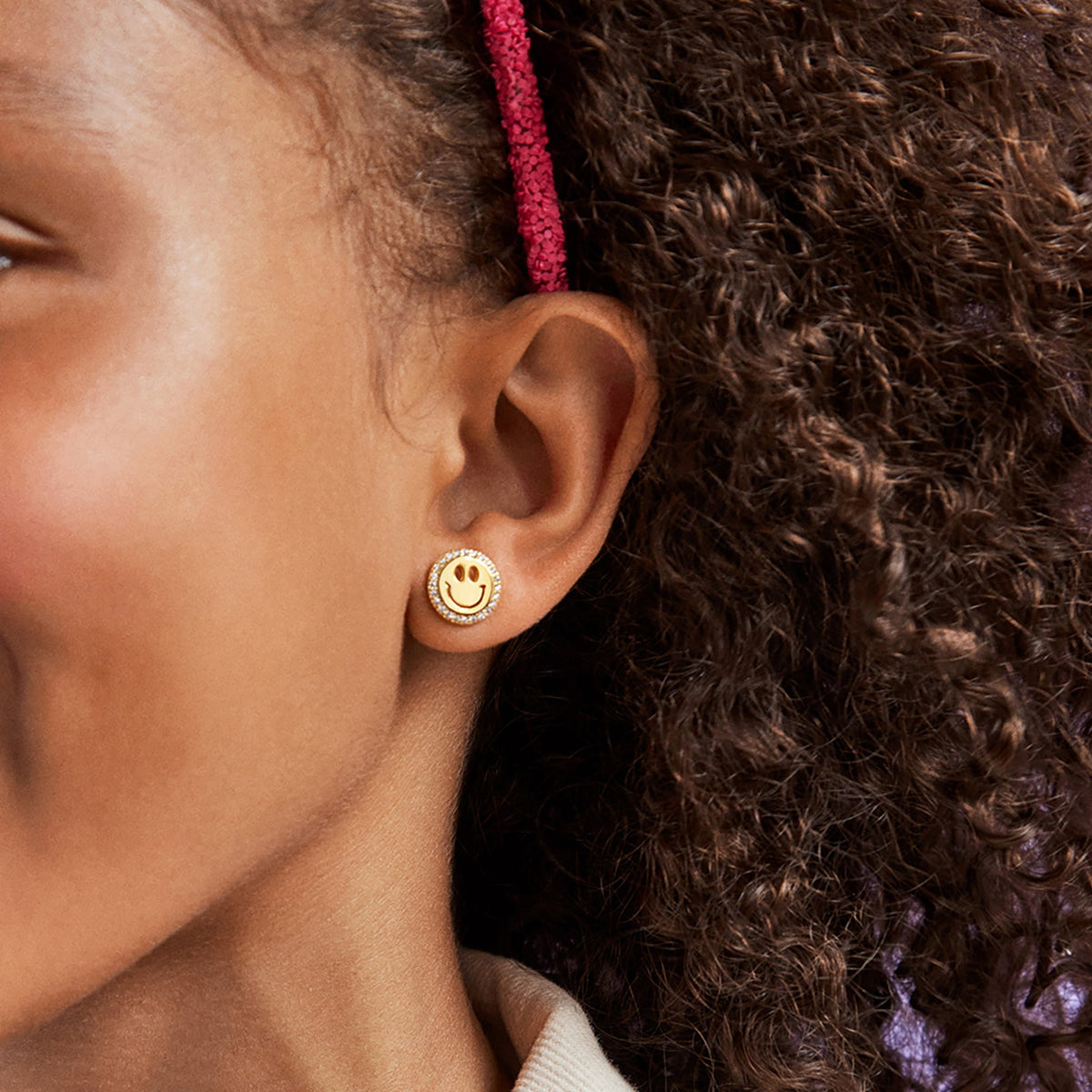 Minibar by BaubleBar - All Smiles 18K Gold Kids' Earrings - Trend Accessories