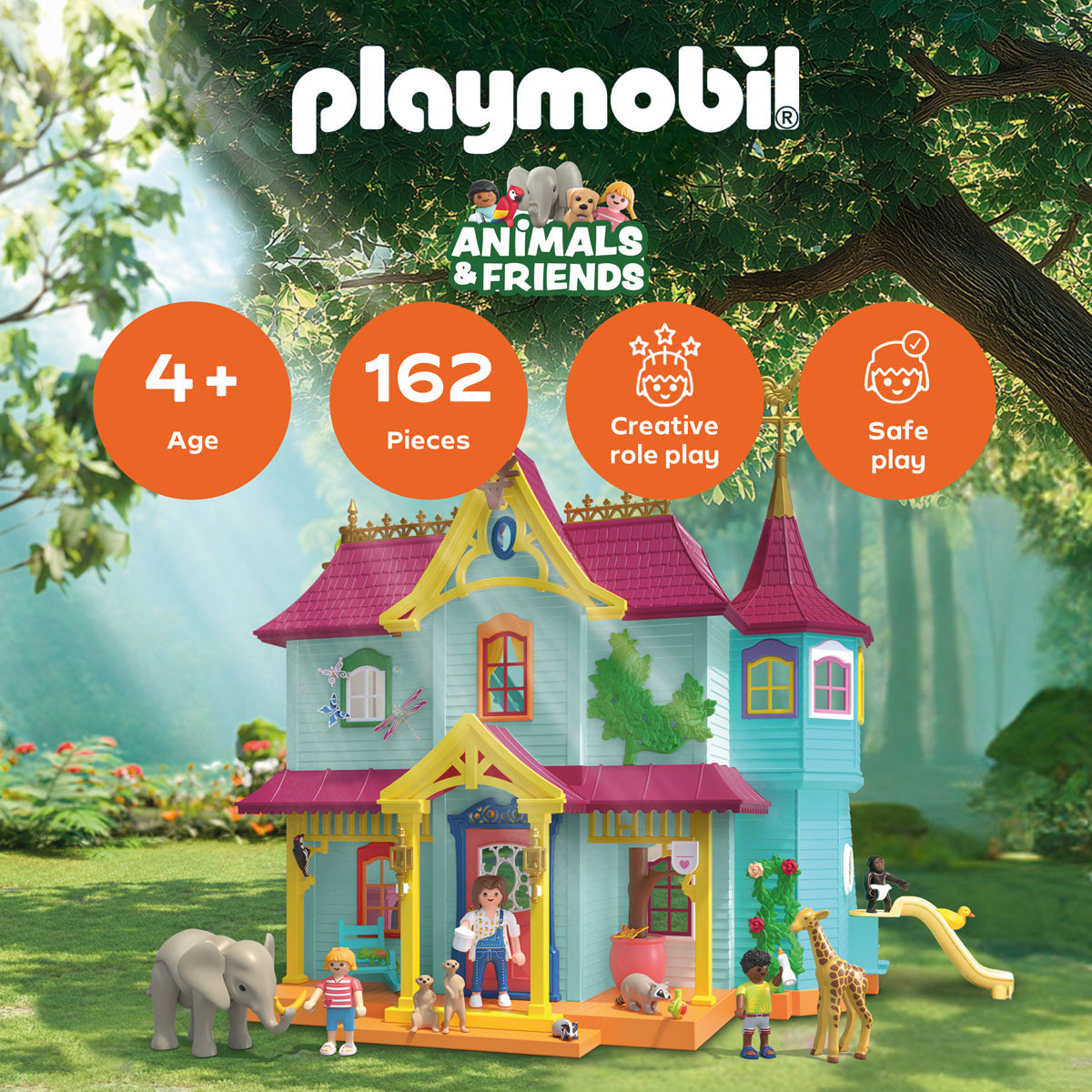 Playmobil - Animal Mansion Playset - Preschool