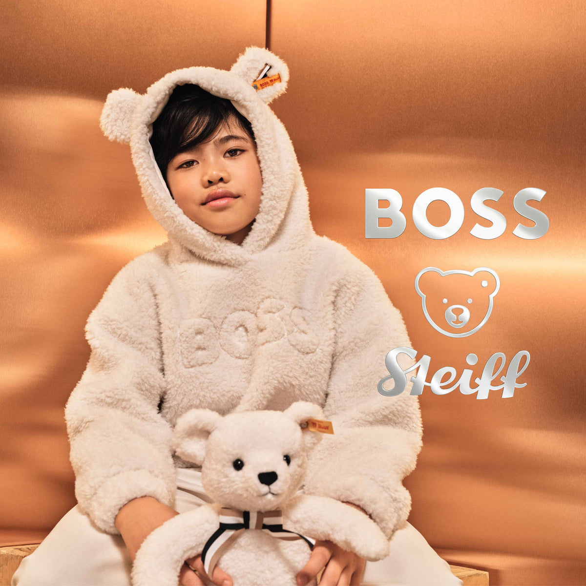 Steiff North America, Inc. - BOSS x Steiff Holly Teddy Bear - Plush