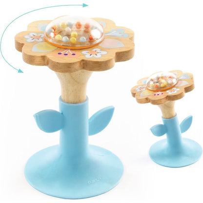 Djeco - Baby White BabySwipi Rattle - Infants