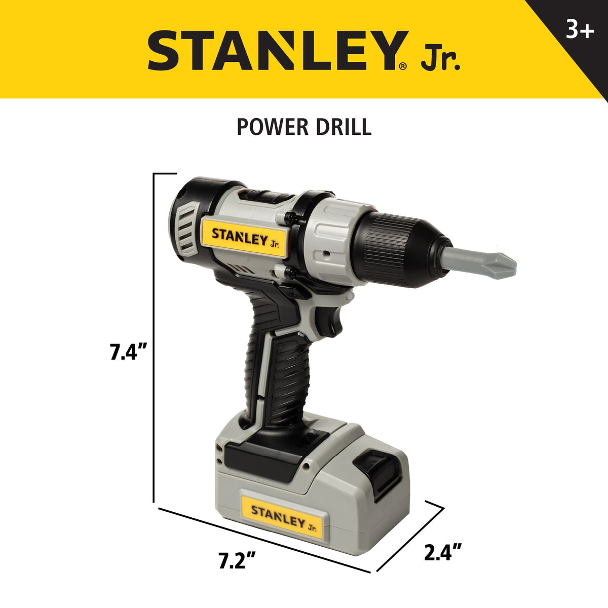 Stanley Jr. - Battery Operated Toy Drill - Preschool