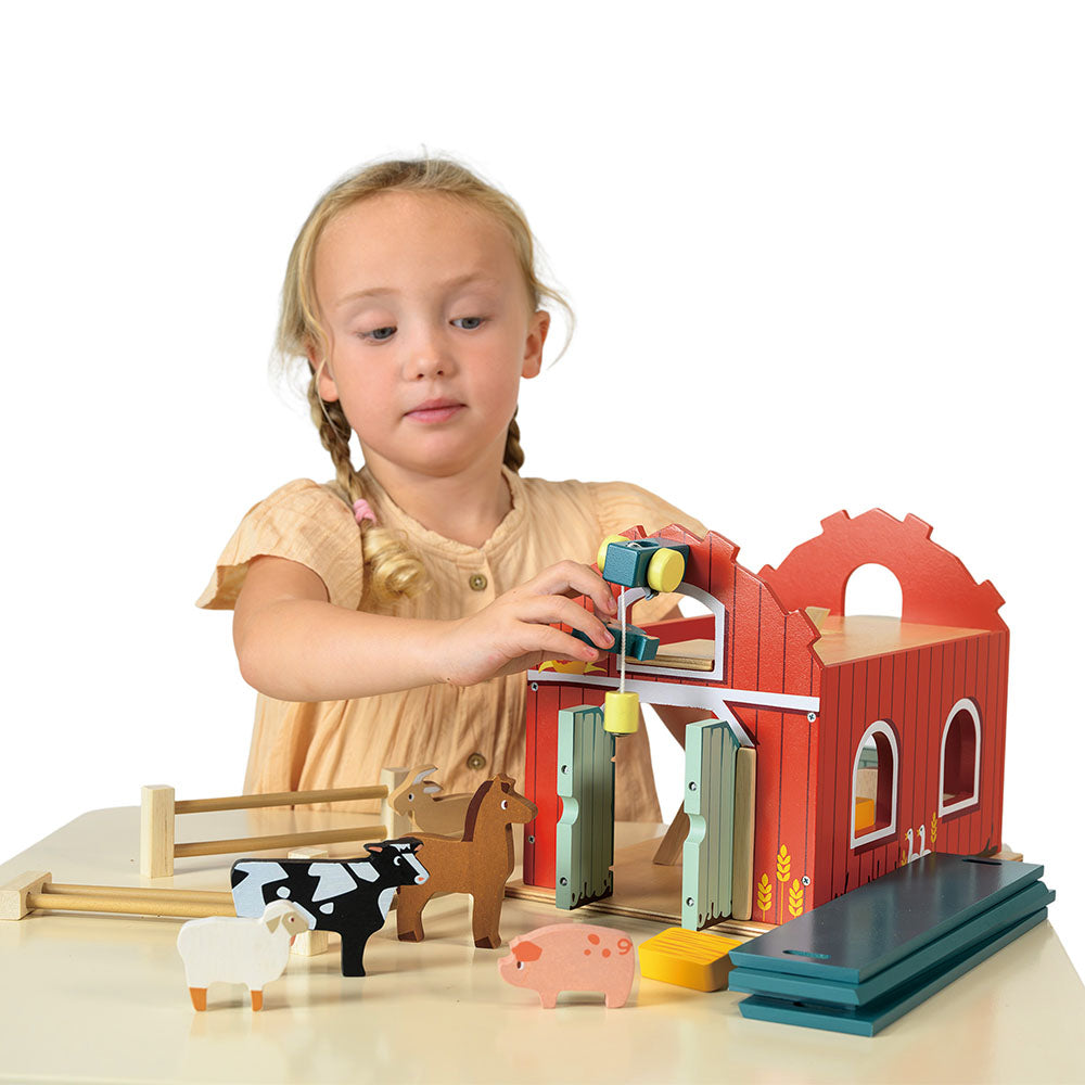 Mentari - Big Red Barn Playset - Preschool