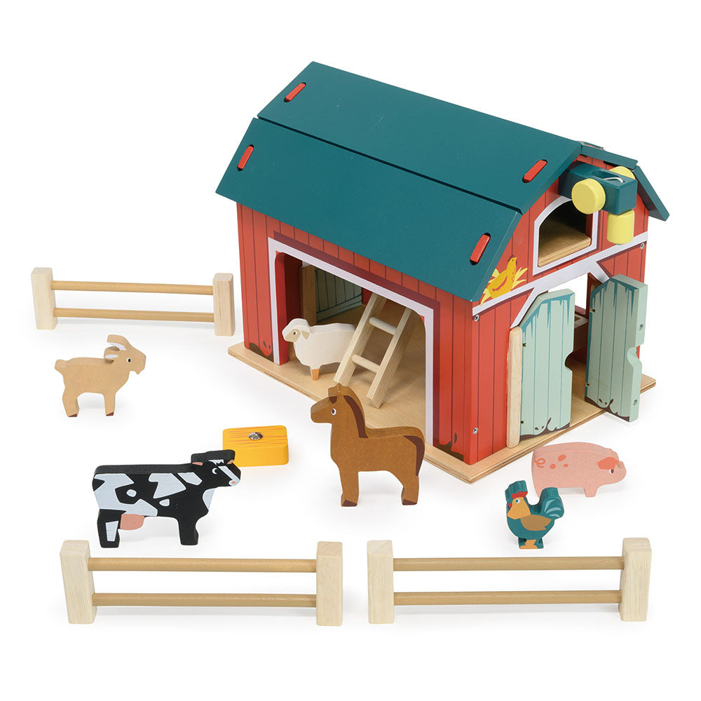 Mentari - Big Red Barn Playset - Preschool