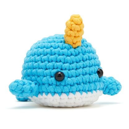 The Woobles - Bjørn the Narwhal Learn to Crochet Kit - Creativity
