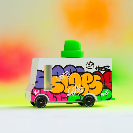 Candylab - Black Graffiti Van Toy Car - Vehicles