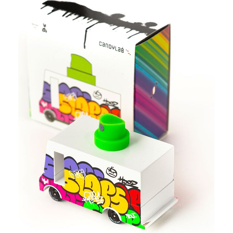 Candylab - Black Graffiti Van Toy Car - Vehicles
