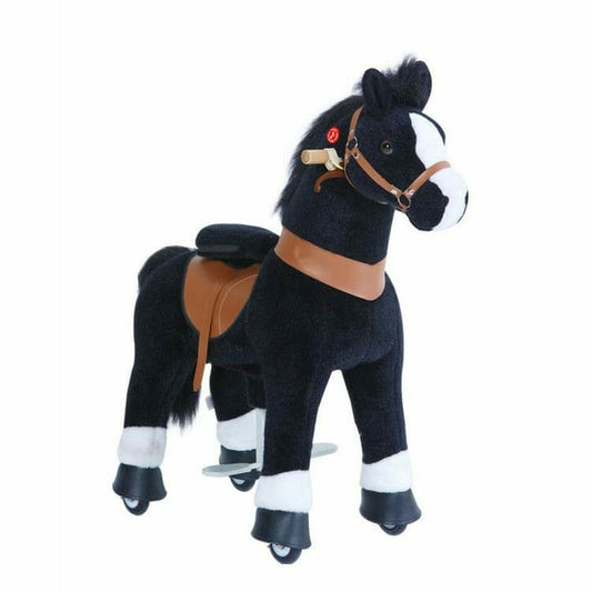 PonyCycle, Inc. - Black Model U Ride-On Horse - 4-7 Years - Plush