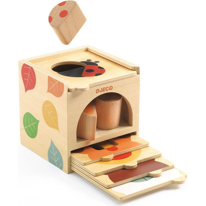 Djeco - BoxBasic Sorting Activity Toy - Preschool