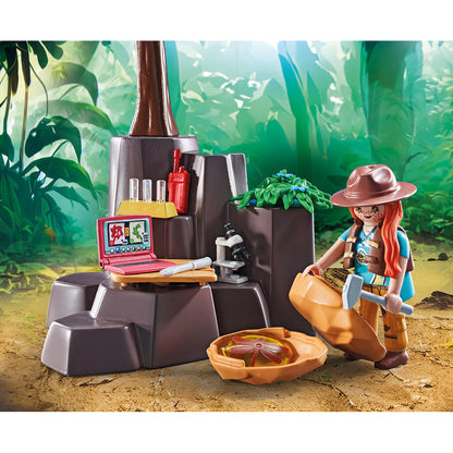 Playmobil - Brachiosaurus with Hovercraft Playset - Preschool