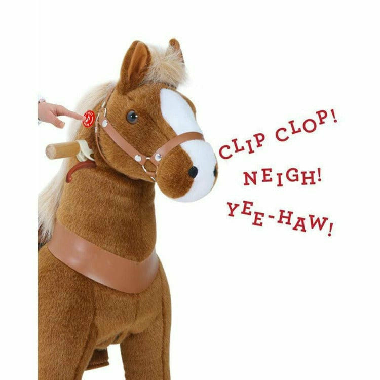 PonyCycle, Inc. - Brown Model U Ride-On Horse - 4-7 Years - Plush