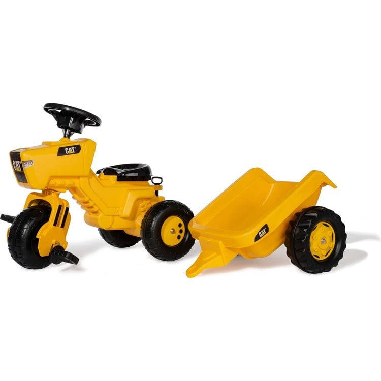 CAT® - CAT 3-Wheeled Pedal Tractor With Trailer - Preschool