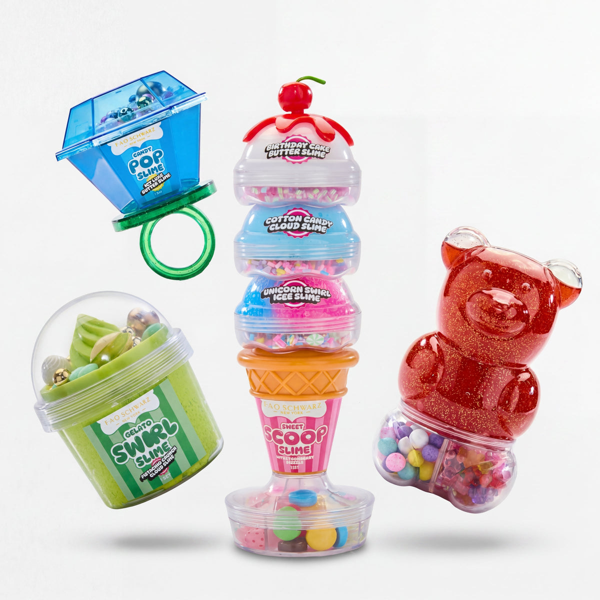 FAO Schwarz - Candy Pop Slime – Gummi Nebula Cloud Slime - Creativity