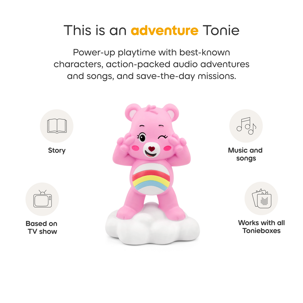 Tonies - Care Bears: Cheer Bear Tonie - Electronics