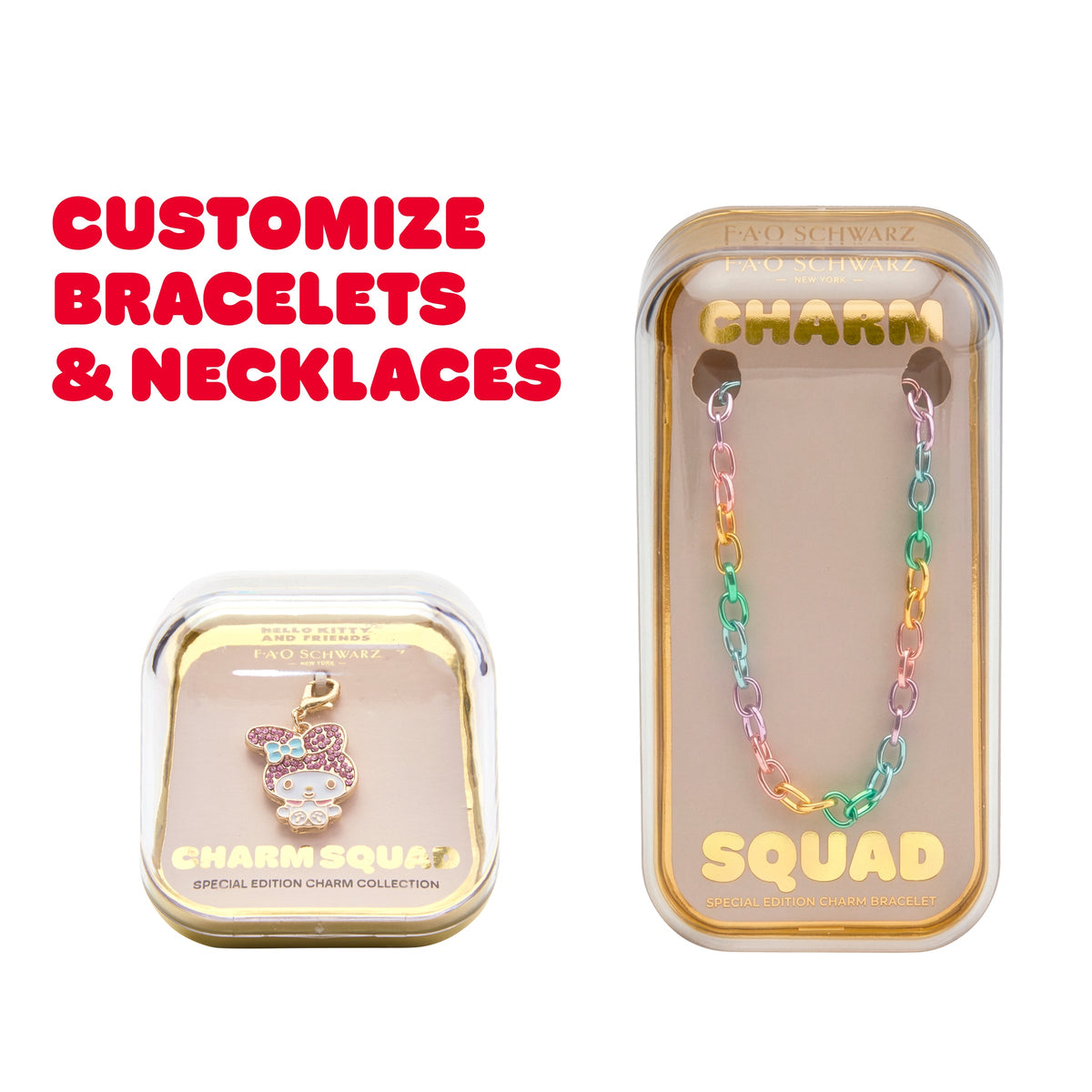 FAO Schwarz - Charm Squad Sanrio My Melody Charm - Collectibles