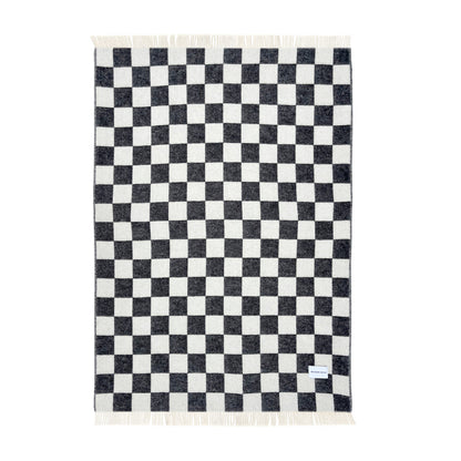 Maison Deux - Checkerboard Blanket - Black/White - Room Decor